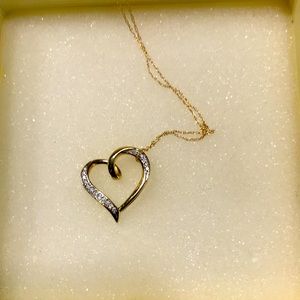 14k Diamond Gold Necklace